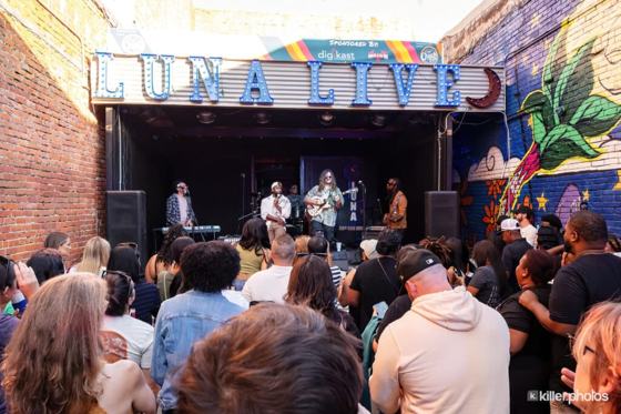 Live music on a Chuck Fest stage in downtown Lake Charles (5 of 73)