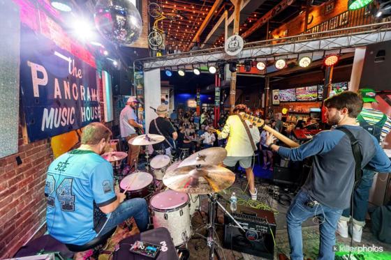 Live music on a Chuck Fest stage in downtown Lake Charles (8 of 73)