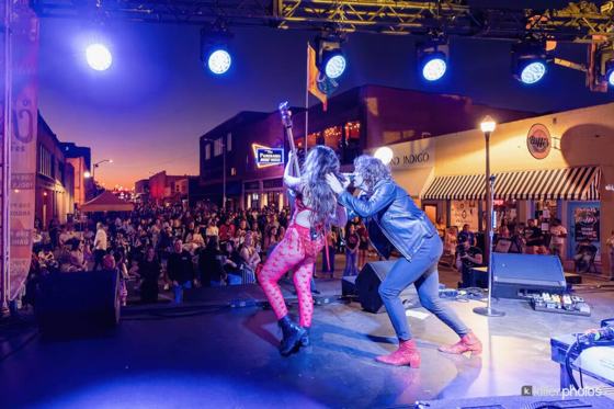 Live music on a Chuck Fest stage in downtown Lake Charles (14 of 73)