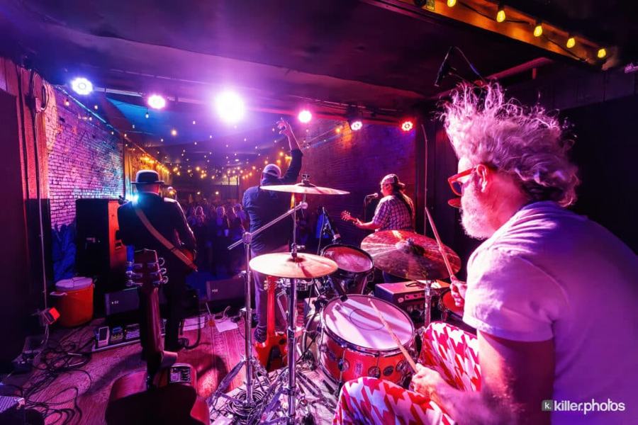 Live music on a Chuck Fest stage in downtown Lake Charles (22 of 73)