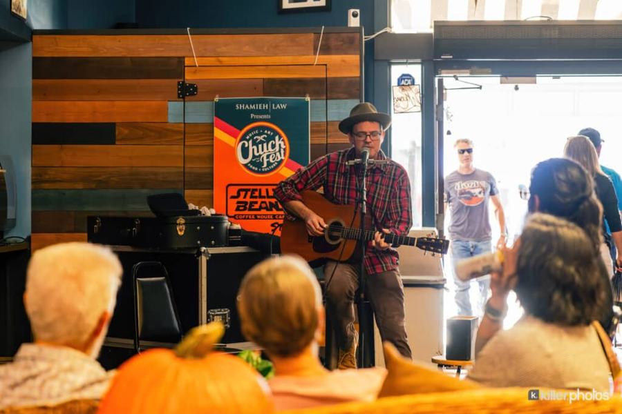 Live music on a Chuck Fest stage in downtown Lake Charles (32 of 73)