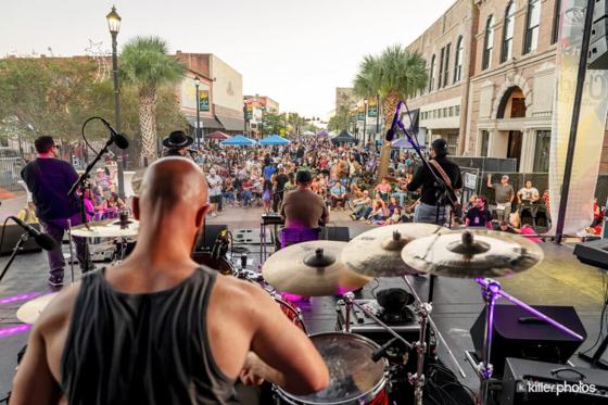 Live music on a Chuck Fest stage in downtown Lake Charles (53 of 73)