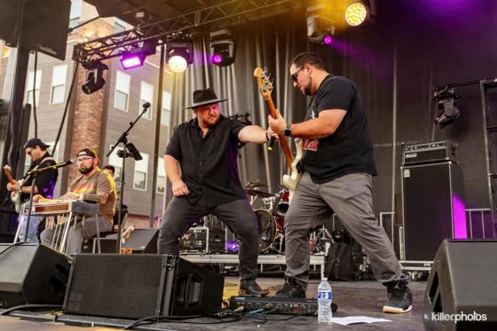 Live music on a Chuck Fest stage in downtown Lake Charles (55 of 73)