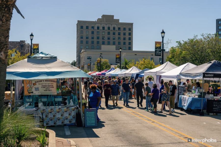 Chuck Fest festival-goers in downtown Lake Charles (27 of 73)